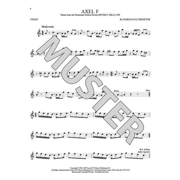 Hal Leonard 101 Movie Hits for Violin
