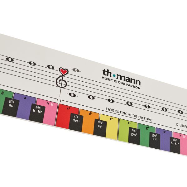 TonGenau  Klaviatur Piano Colours