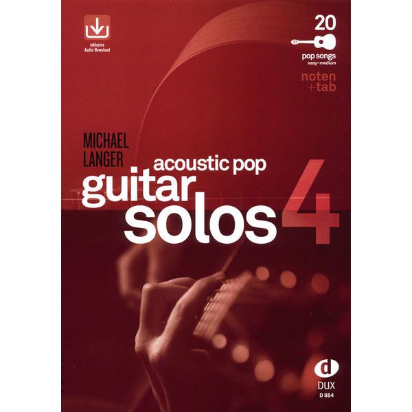Edition Dux Acoustic Pop Guitar Solos 4