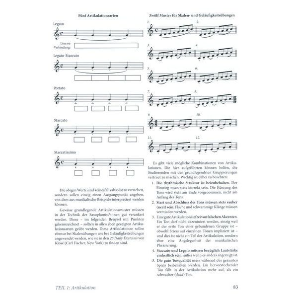 Alfred Music Publishing Die Kunst des Saxophonspiels