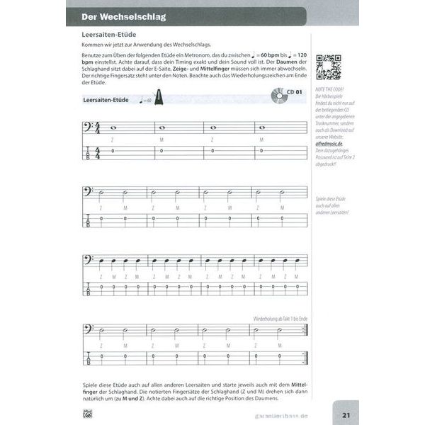 Alfred Music Publishing Garantiert Bass lernen