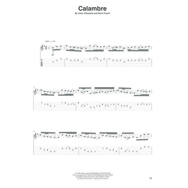 Hal Leonard Astor Piazzolla Guitar