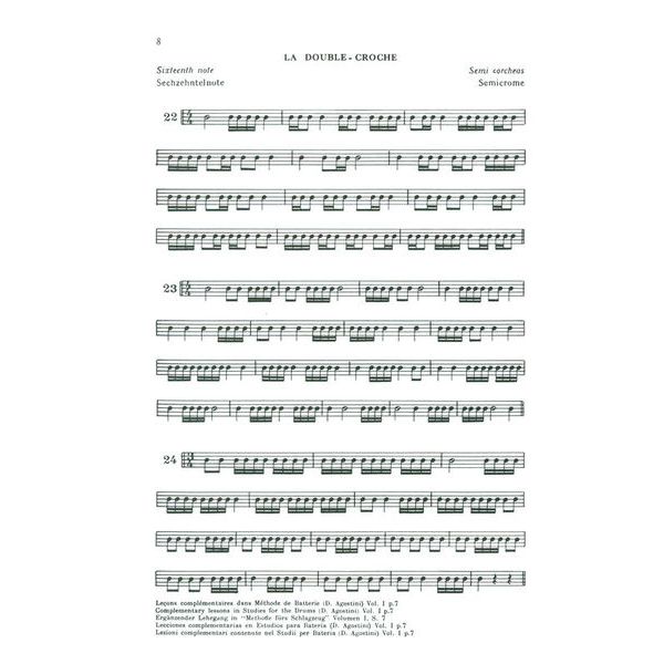 Dante Agostini Solfege Rhythmique 1