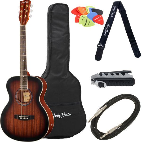 Harley Benton CG-45E Vintage Sunburst Bundle