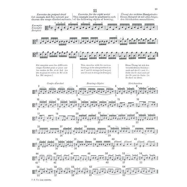 Bosworth Sevcik Viola Studies op.1 /1