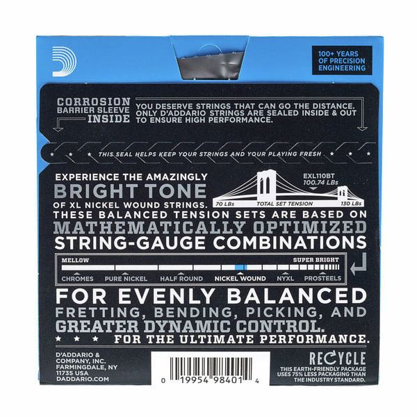 Daddario EXL110BT
