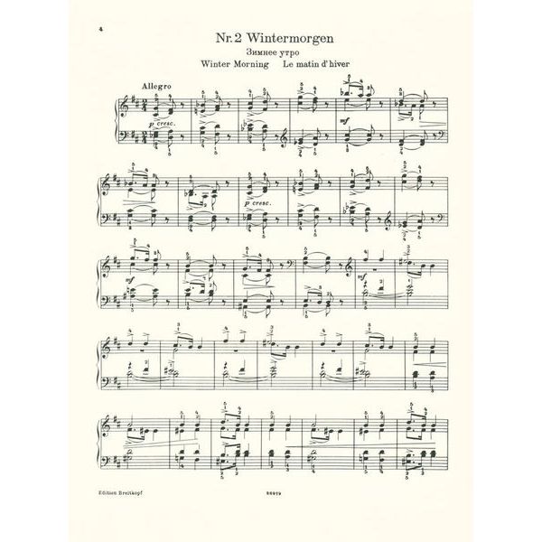 Breitkopf & Hrtel Tschaikowsky Kinderalbum