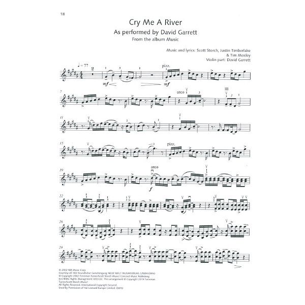 Schott David Garrett Best Of Violin