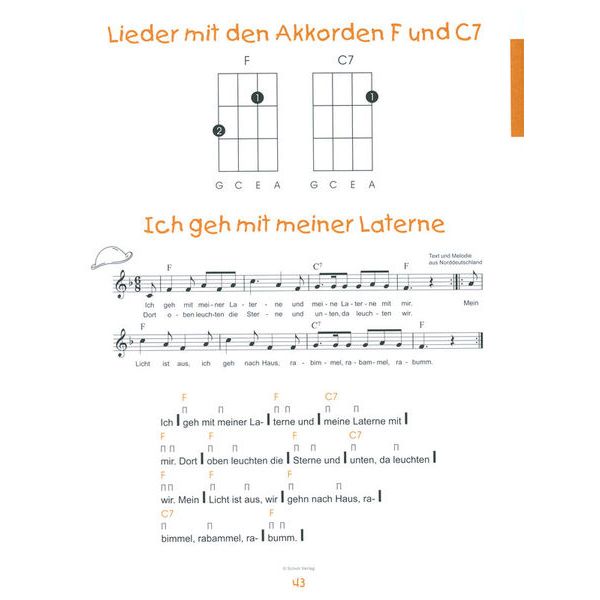Schuh Verlag Die Ukulelenschule für Kinder