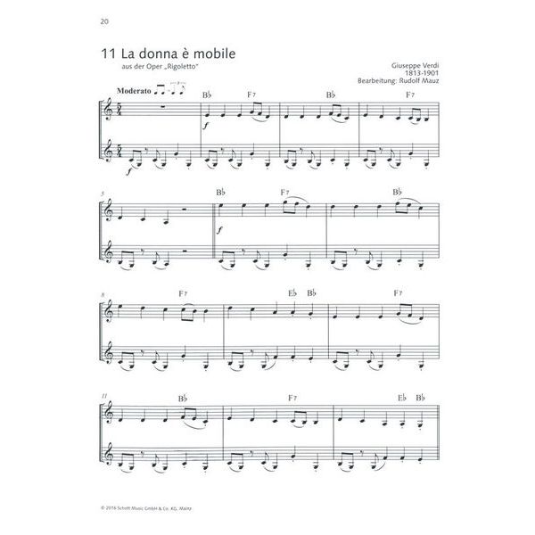 Schott Fröhliche Clarinet Duo 1