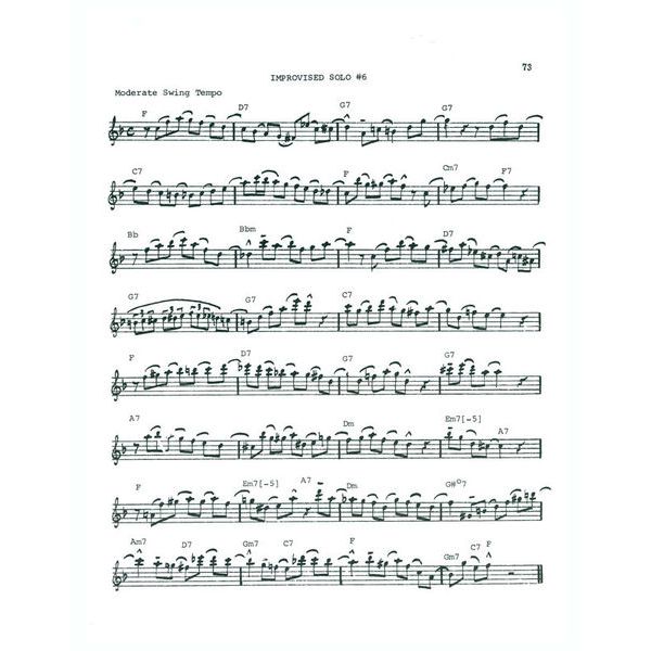 Try Publishing Company Jazz Improvisation Saxophone