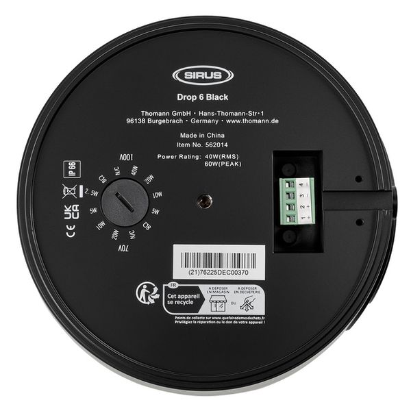 Sirus Drop 6 Black