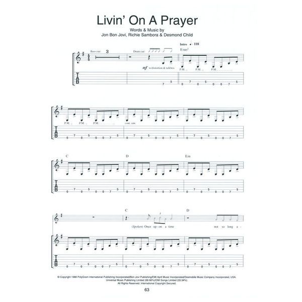 Wise Publications Bon Jovi Best Of