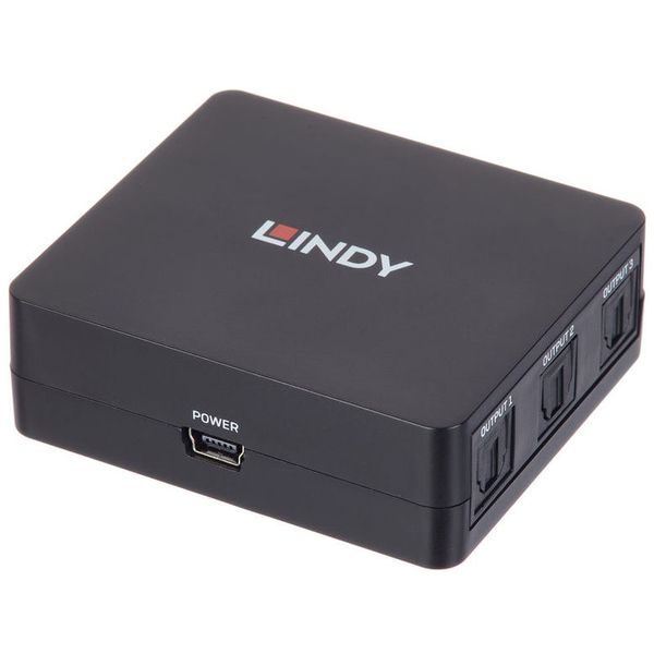 Lindy 3 Port TosLink Splitter