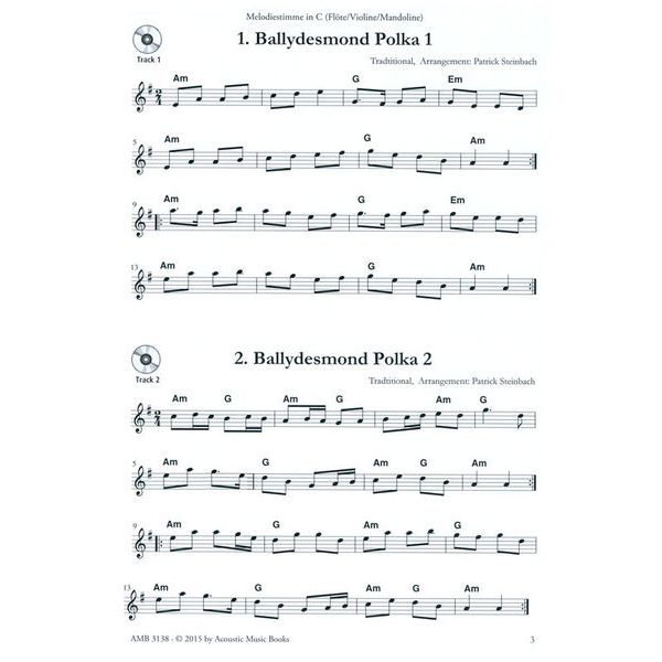 Acoustic Music Books Irish Guitar Tunes