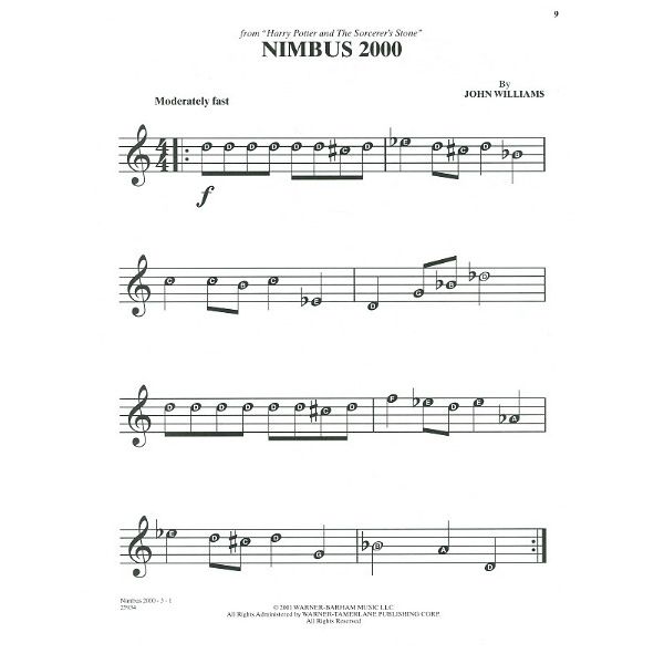 Alfred Music Publishing Harry Potter For Recorder