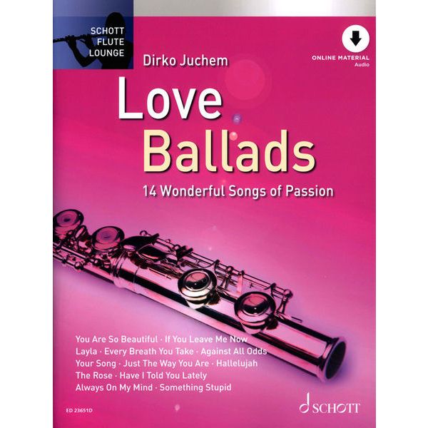 Schott Love Ballads Flute