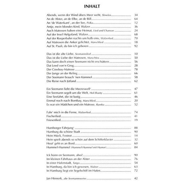 Sikorski Musikverlage Die Seemannskiste