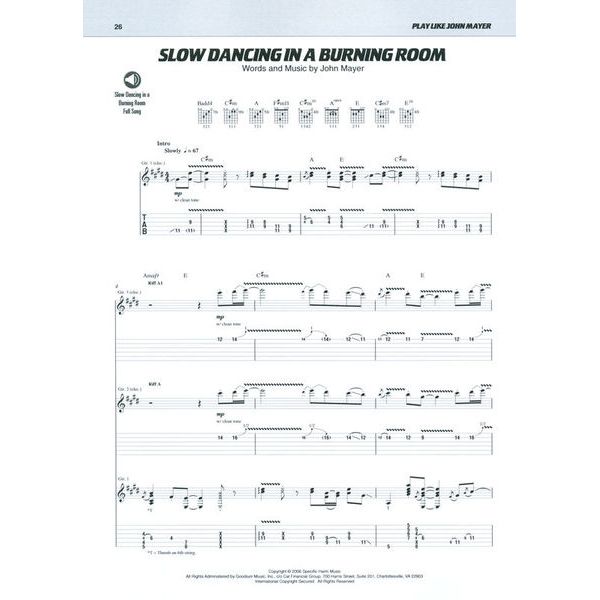 Hal Leonard Play Like John Mayer