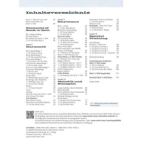 Schott Rock'n Roll Piano