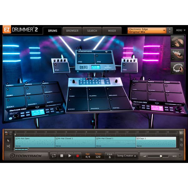 Toontrack EZX Electronic Edge