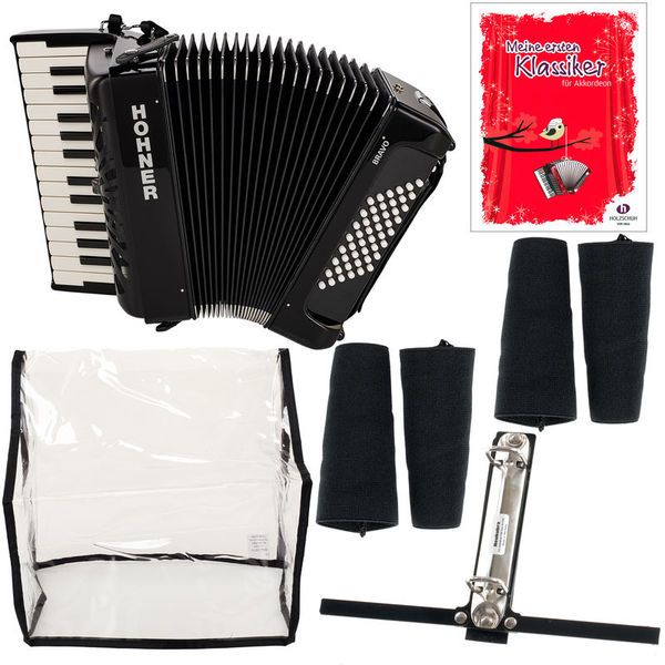 Hohner Bravo II 48 black Set
