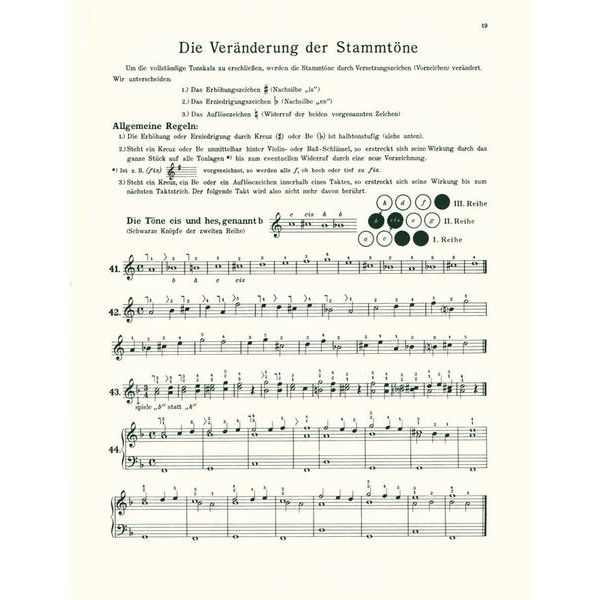 Hohner Knopfgriff-Akkordeon-Schule