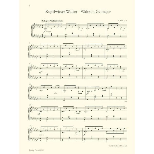 Edition Peters Schubert Meisterwerke