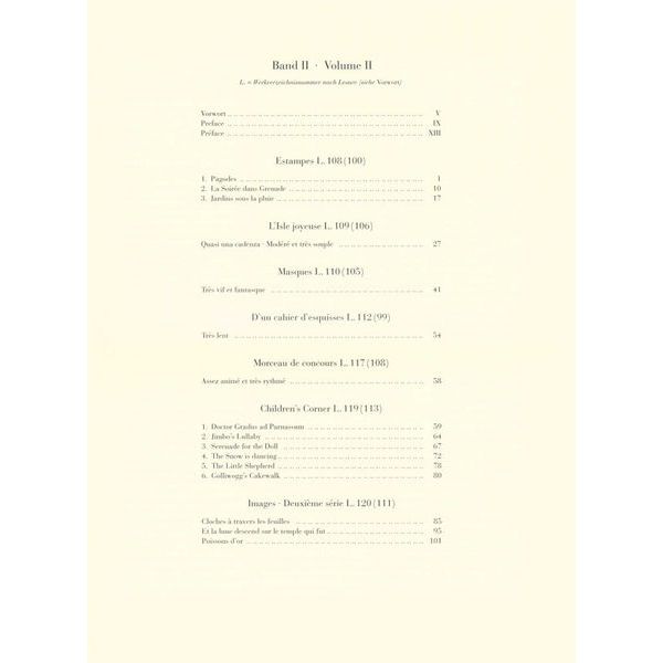 Henle Verlag Debussy Klavierwerke 2