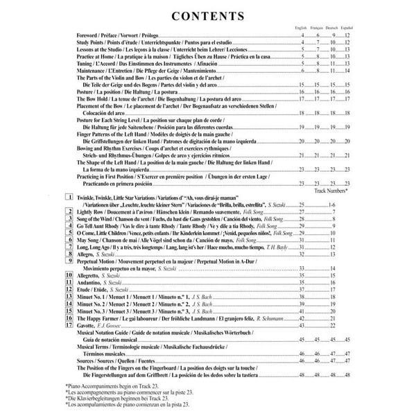 Alfred Music Publishing Suzuki Violin School 1