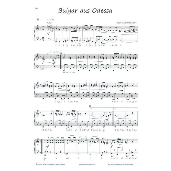 Purzelbaum Verlag Akkordeon Power Klezmer