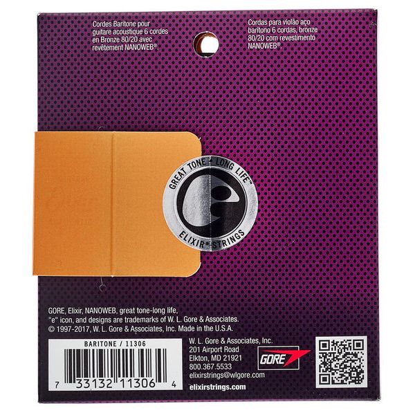 Elixir Nanoweb Baritone Acoustic