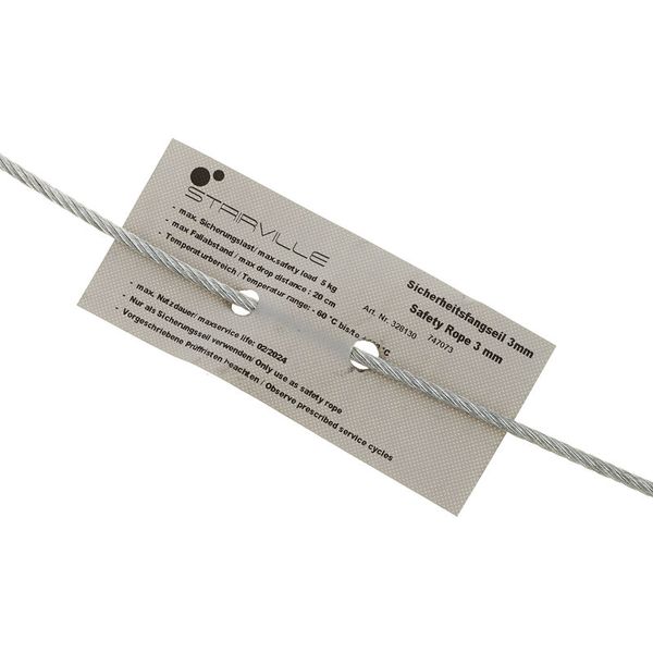 Stairville Safety Set 80cm/3mm 10pcs.