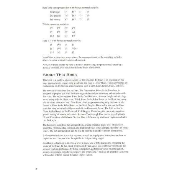 Berklee Press Blues Improvisation Bb