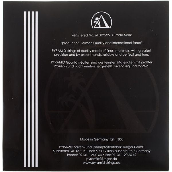 Pyramid Black Tape Nylon Double Bass S