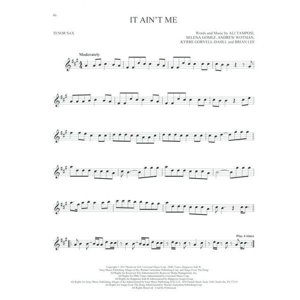 Hal Leonard 101 Simple Songs Tenor Sax