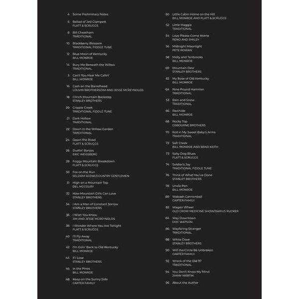 Hal Leonard 50 First Bluegrass Songs Banjo