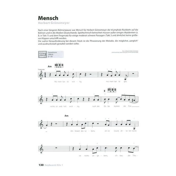 Voggenreiter Keyboard-Hits 1