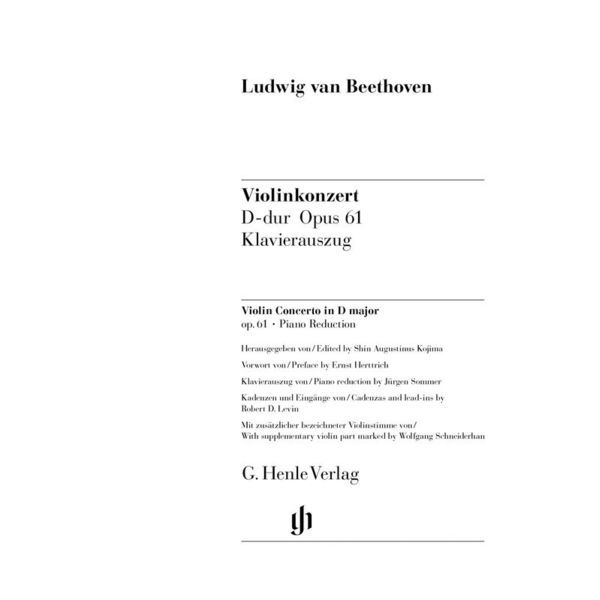 Henle Verlag Beethoven Violinkonzert D-Dur