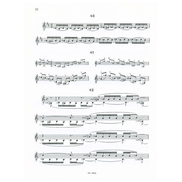 Universal Edition Tárrega Technische Studien