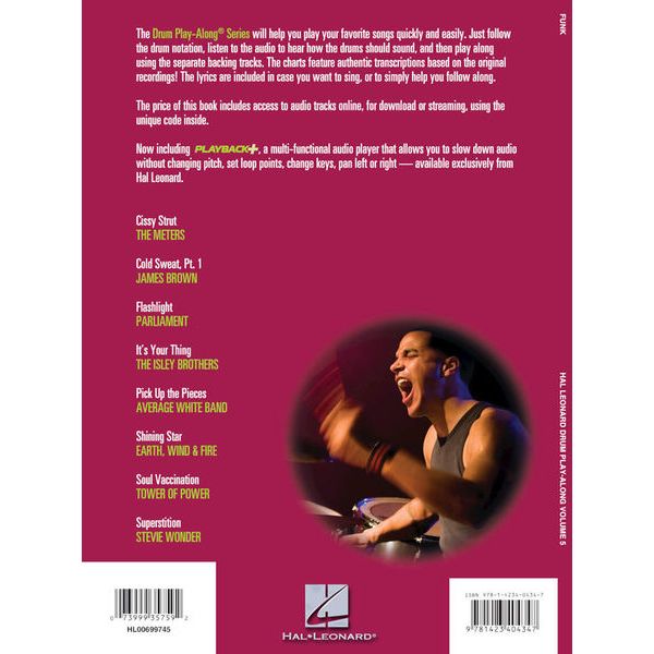 Hal Leonard Drum Play-Along Funk