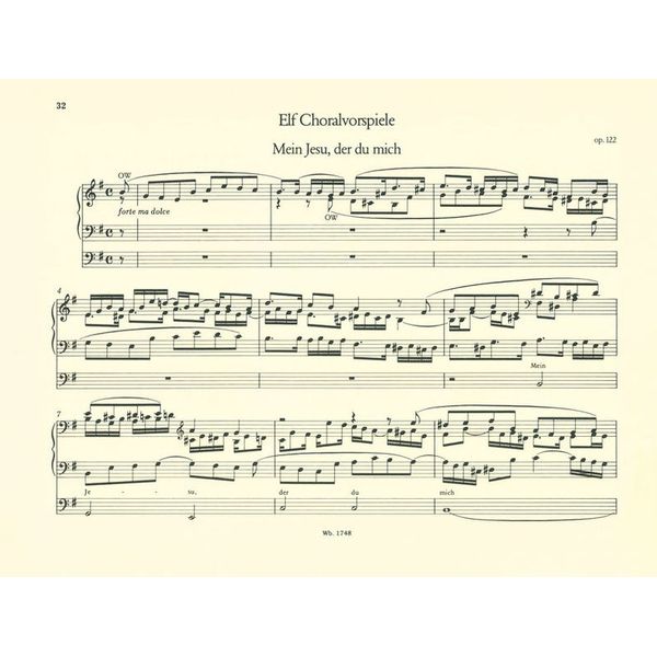 Breitkopf & Hrtel Brahms Smtliche Orgelwerke