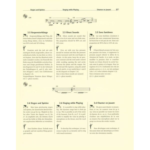 Brenreiter Die Spieltechnik des Fagotts