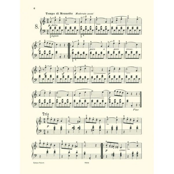 Edition Peters Diabelli Erste 12 Lektionen