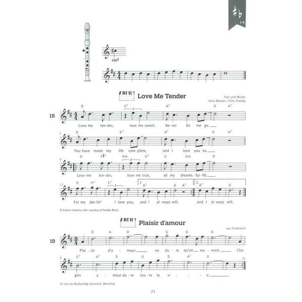 Holzschuh Verlag Schule for Altblockflöte 2