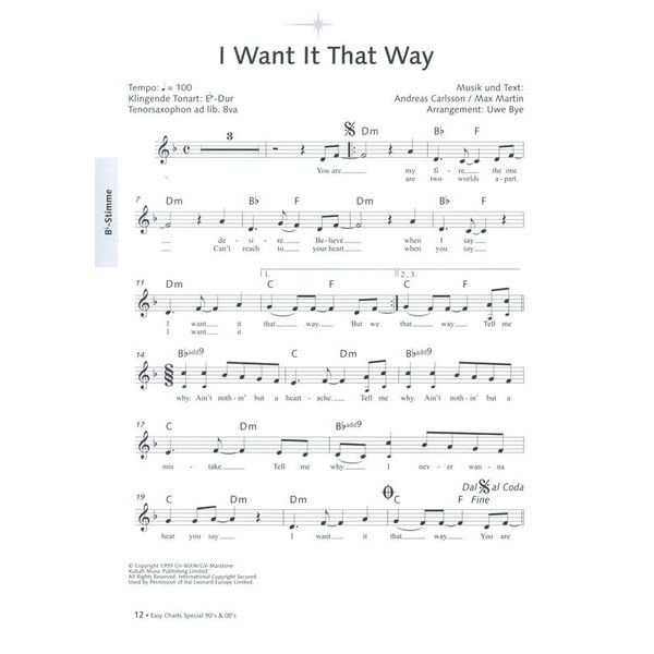 Music Factory Easy Charts Play-Along Special