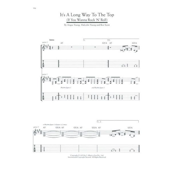 Wise Publications AC/DC Definitive Songbook