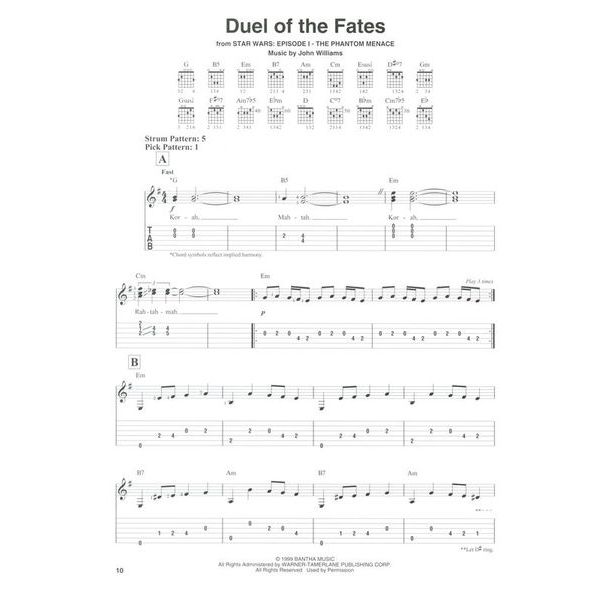 Hal Leonard Star Wars: Easy Guitar