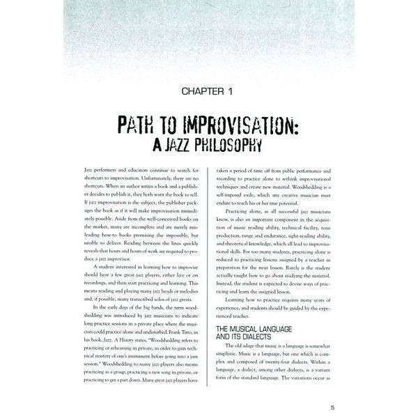 Hal Leonard The Path To Jazz Improvisation