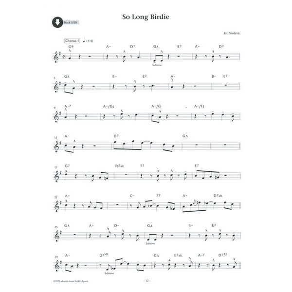 Advance Music Easy Jazz Conception 1 T-Sax